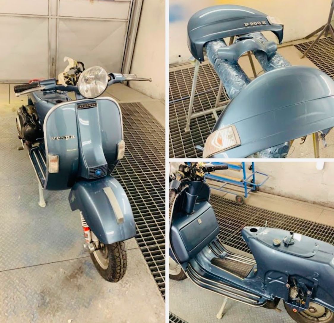 Verniciatura di scooter