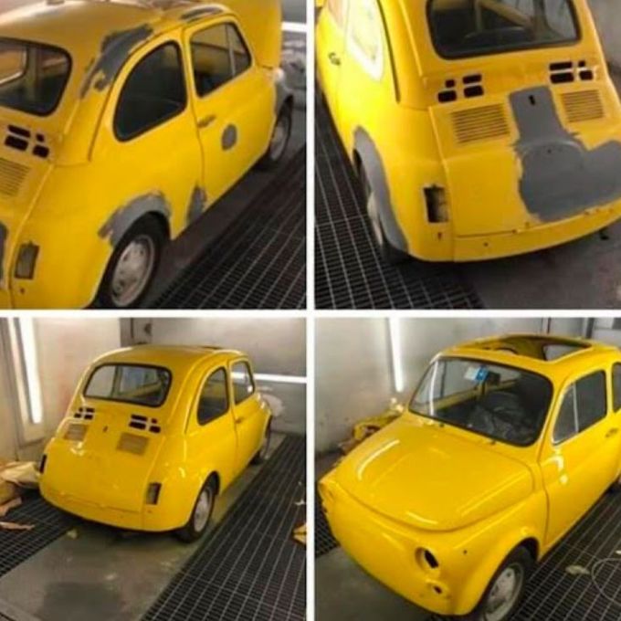 Riparazione di carrozzeria vintage