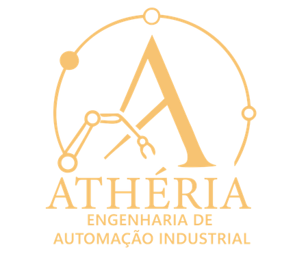 The logo for athenia engenharia de automacao industrial