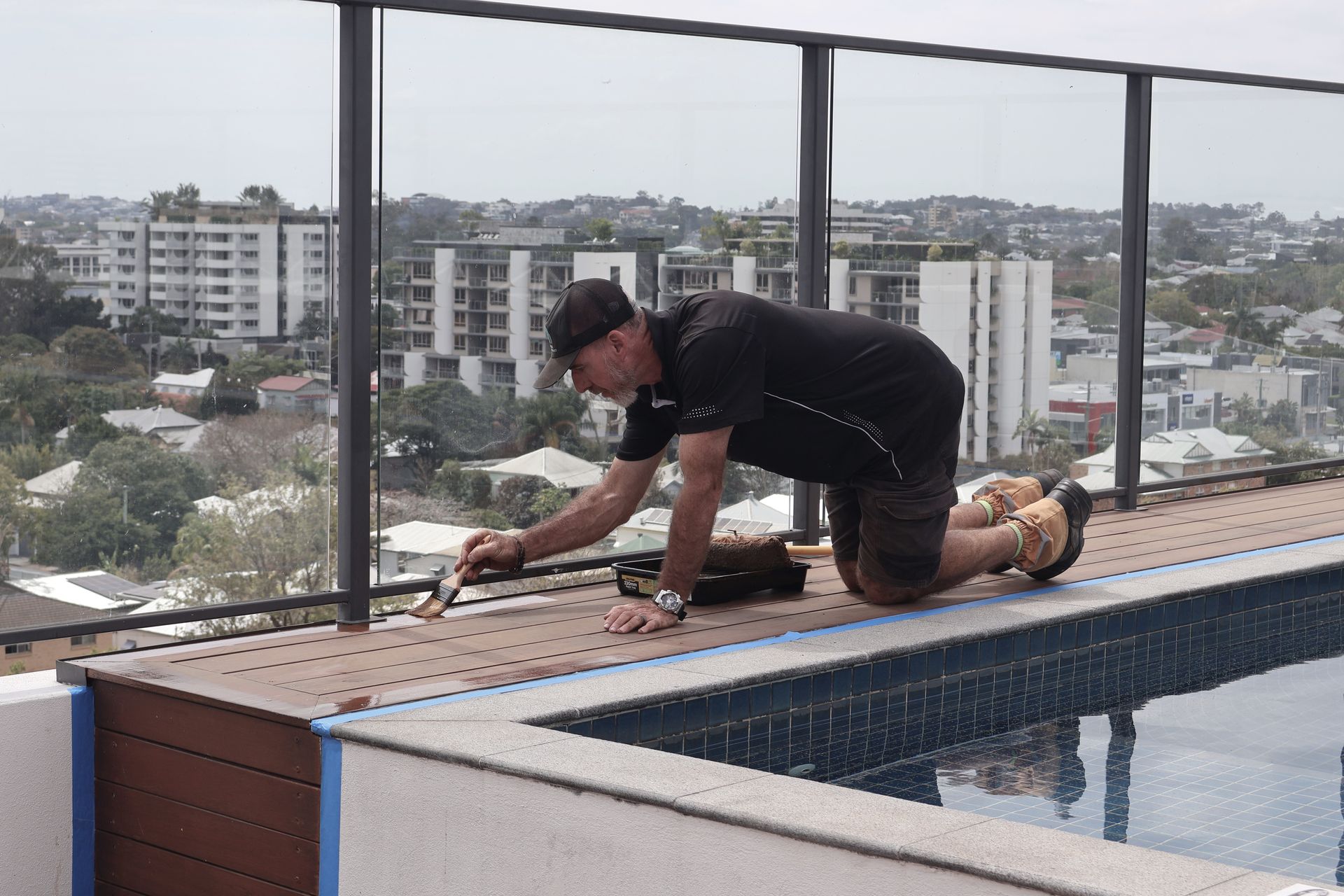 A Renovated White Interior with A Partially Constructed Bar — Commercial Asset Maintenance In Coolum Beach, QLD