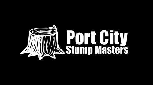 port city stump masters logo