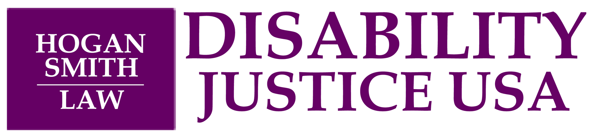 hogan law Disability Justice USA logo