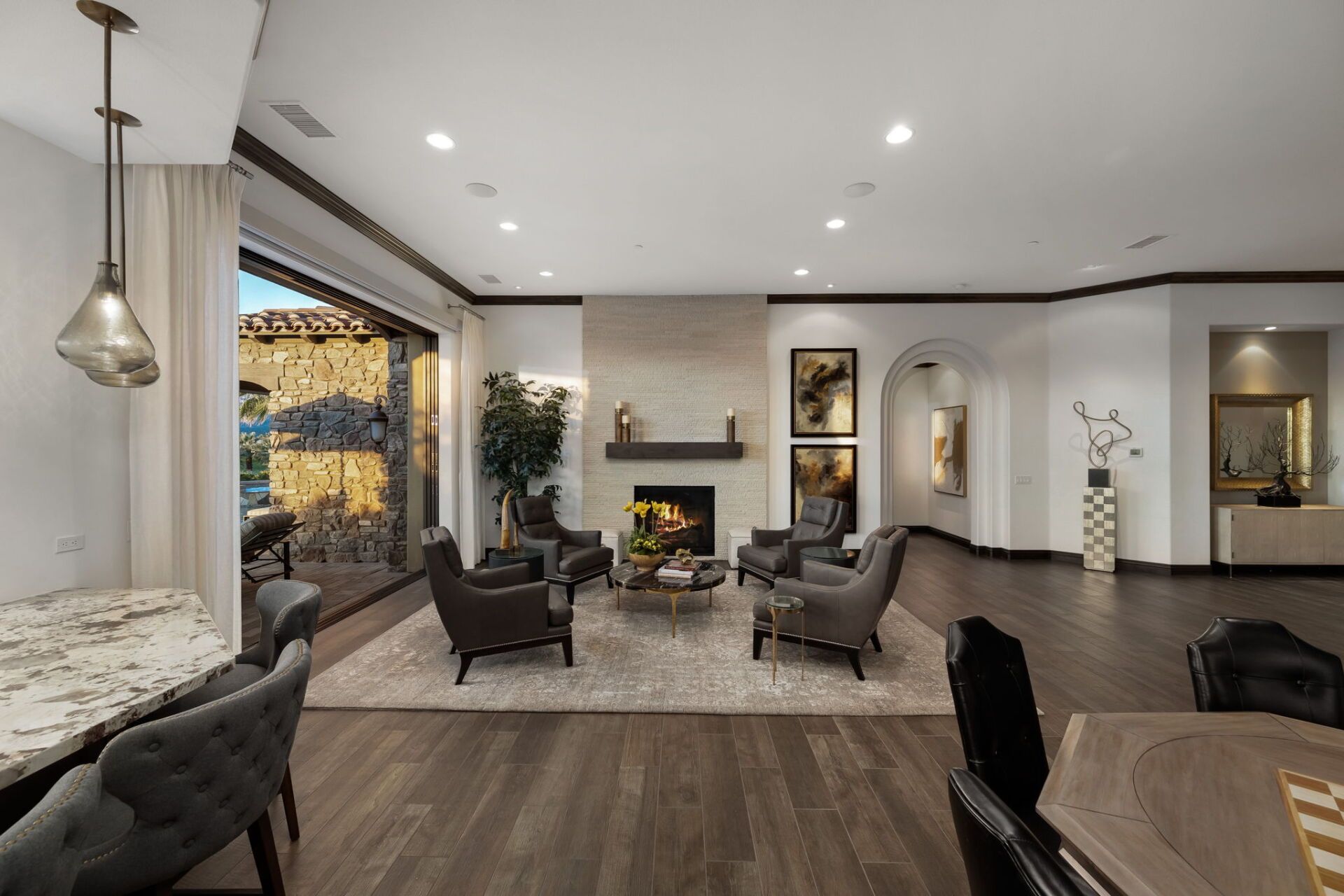 Living room view from Bar