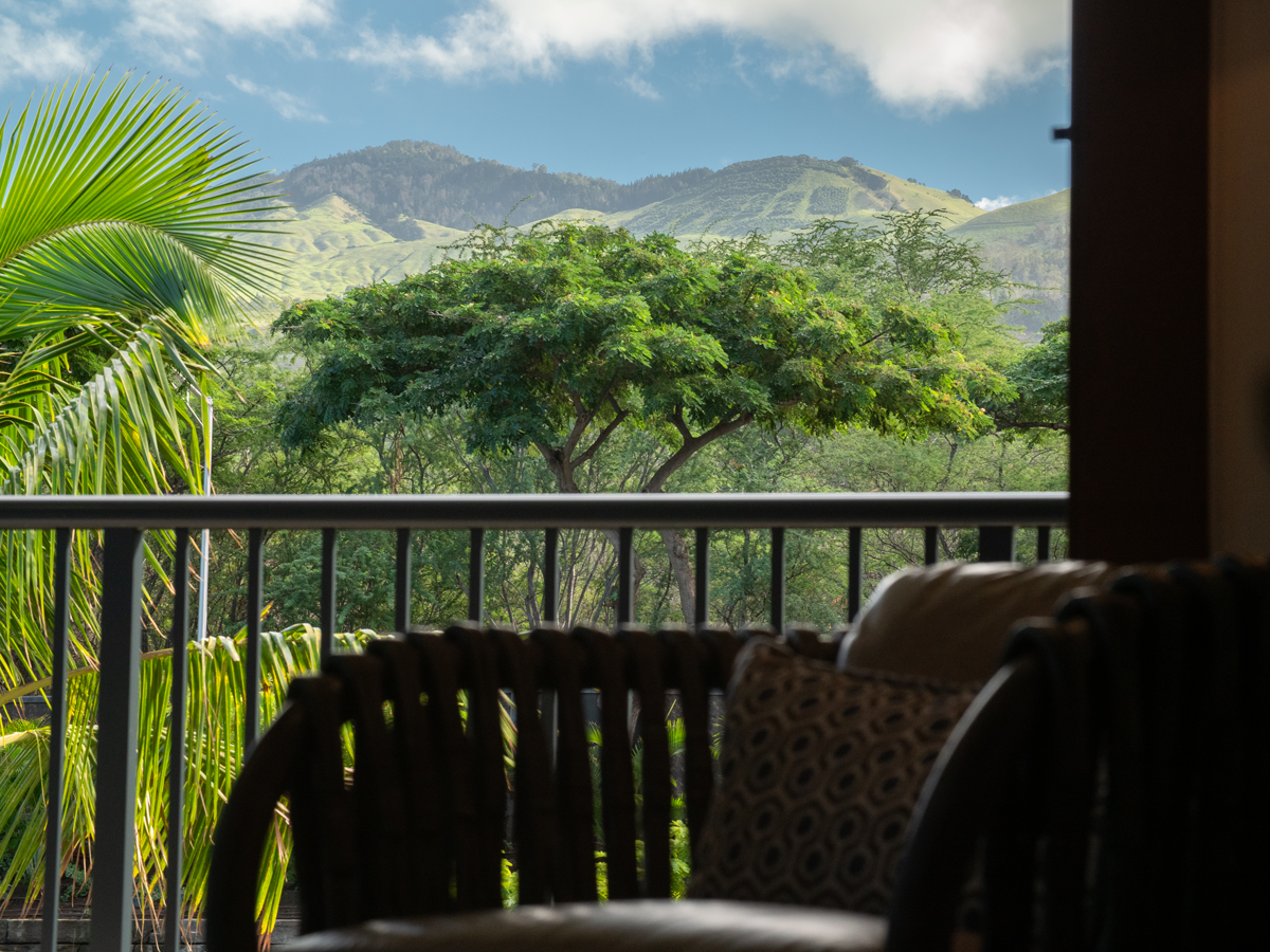 Kula Villas 1D | Patio Mountain View