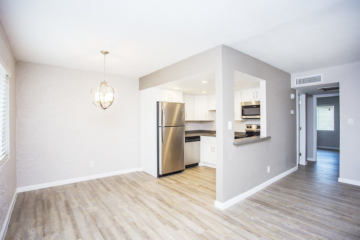 open living room interior