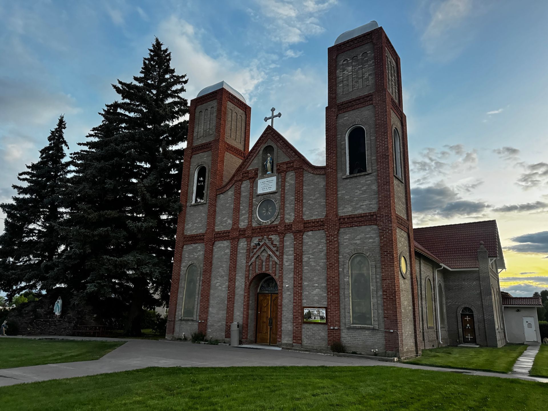 Oldest historical church near Antonito Colorado in San Luis Valley