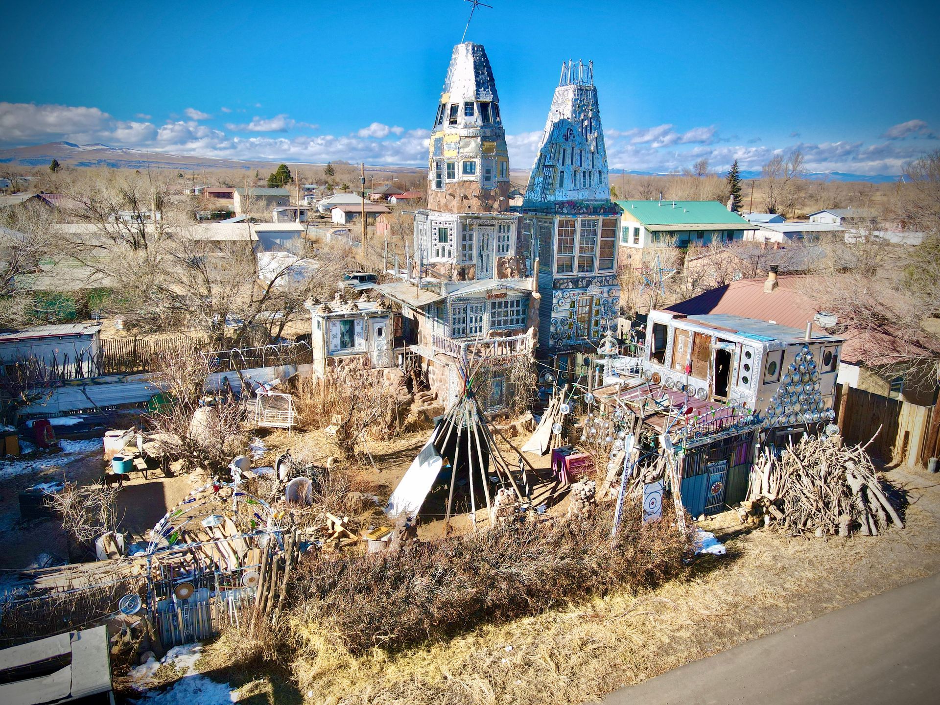 Cano’s Castle folk art structure near Antonito Colorado