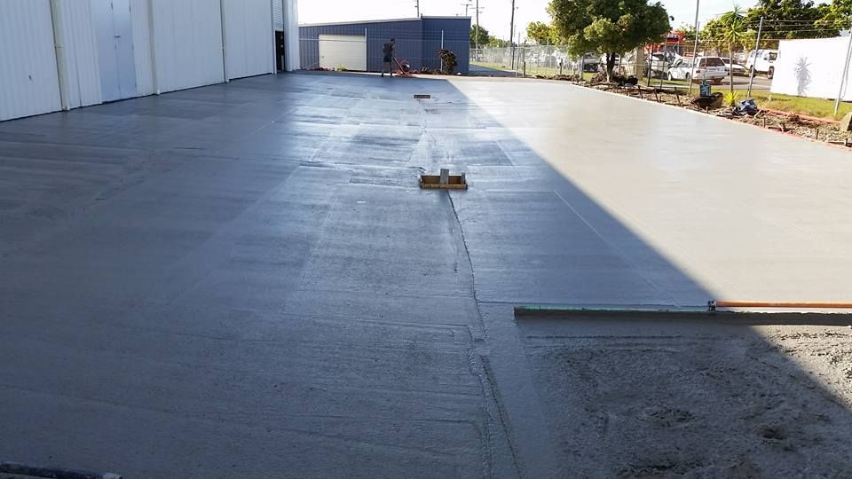 Driveway is Being Built in Front of a House — Construction 33 Concreting in Moreton Bay, QLD