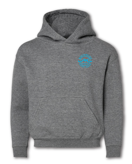 Youth Gradient Sunbox  Hoodie - Unsalted Coast Nolin Lake Kentucky / Moutardier Marina