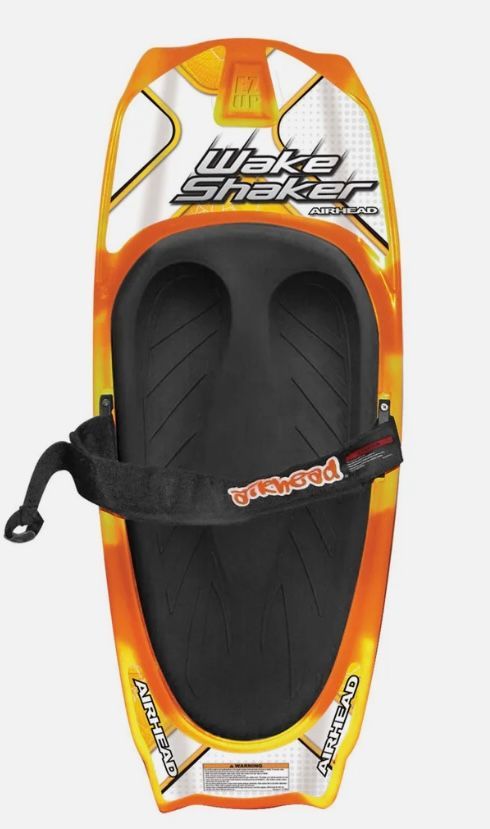 A wake board that says wake shaker on it