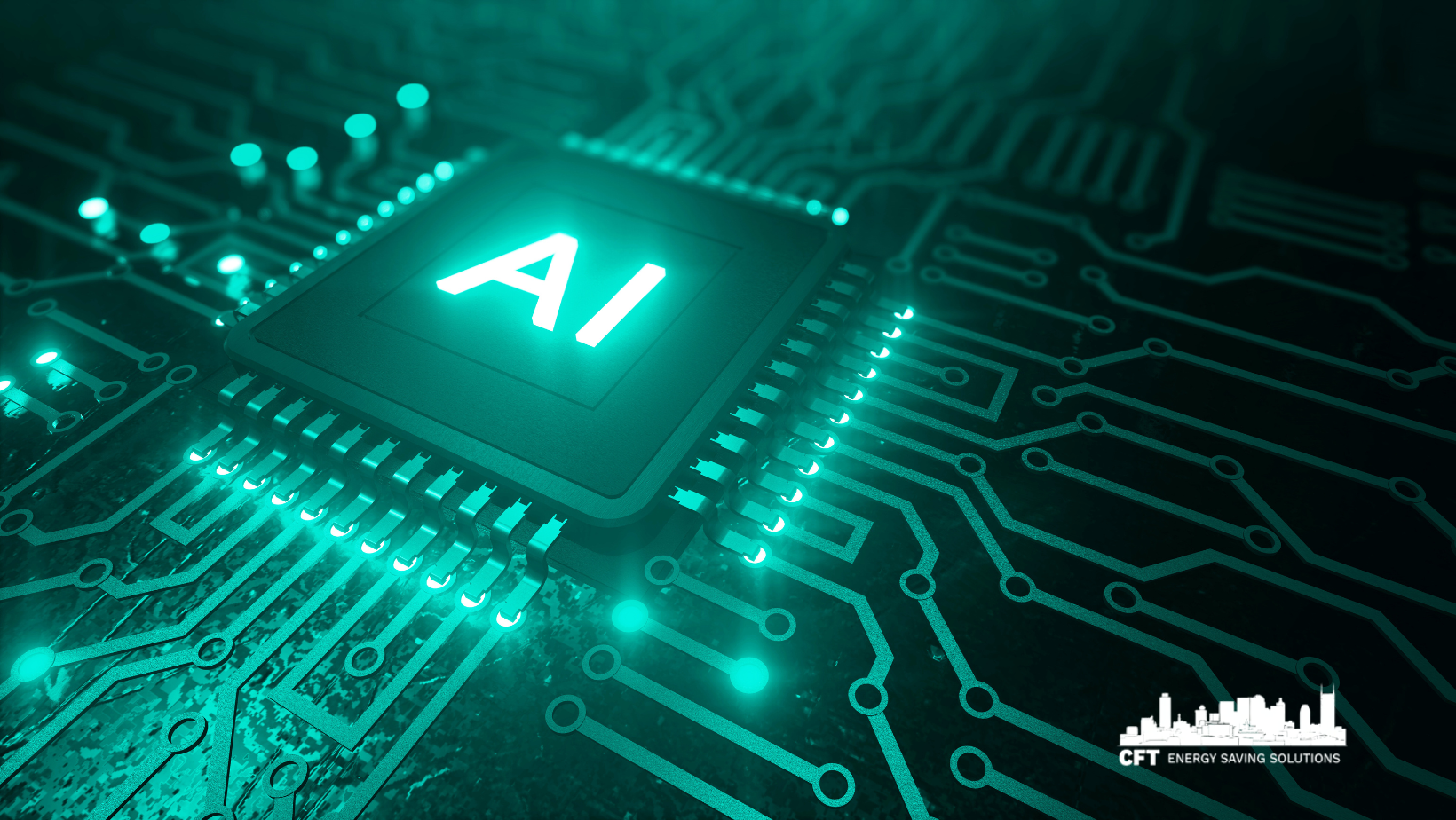 A computer chip with the word ai written on it
