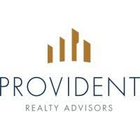 It is a logo for a real estate company called provident realty advisors.