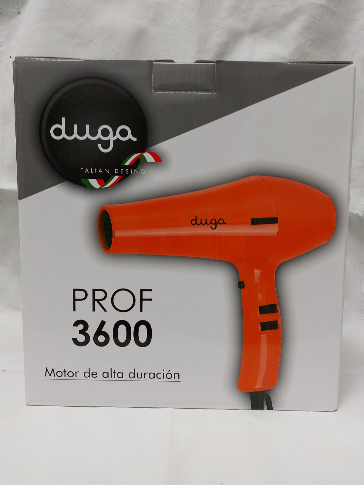 Secador de pelo color naranja