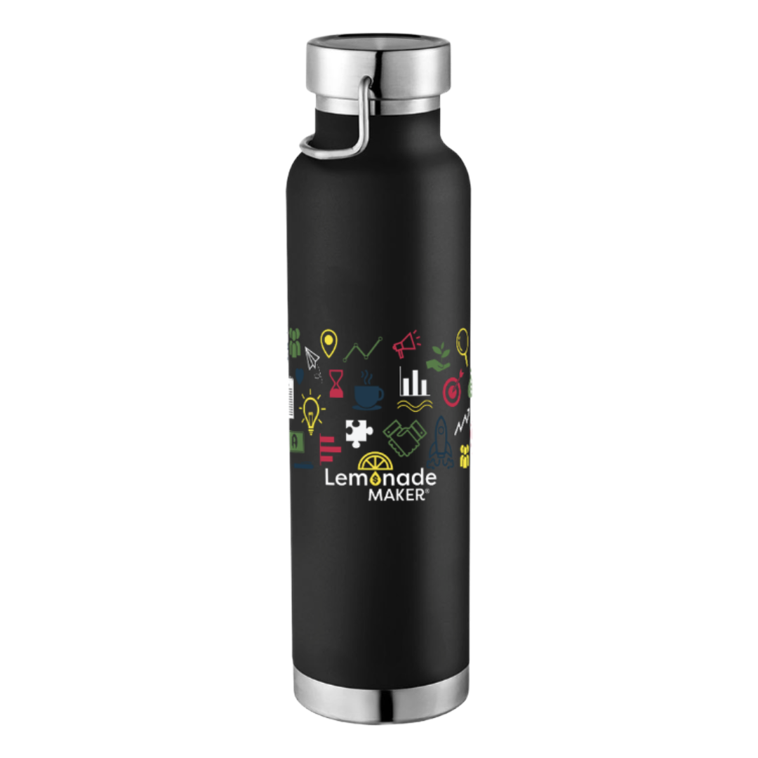 Insulated 22oz. Bottle — Lemonade Maker® Signature Tribal Art Insulated 22oz. Bottle