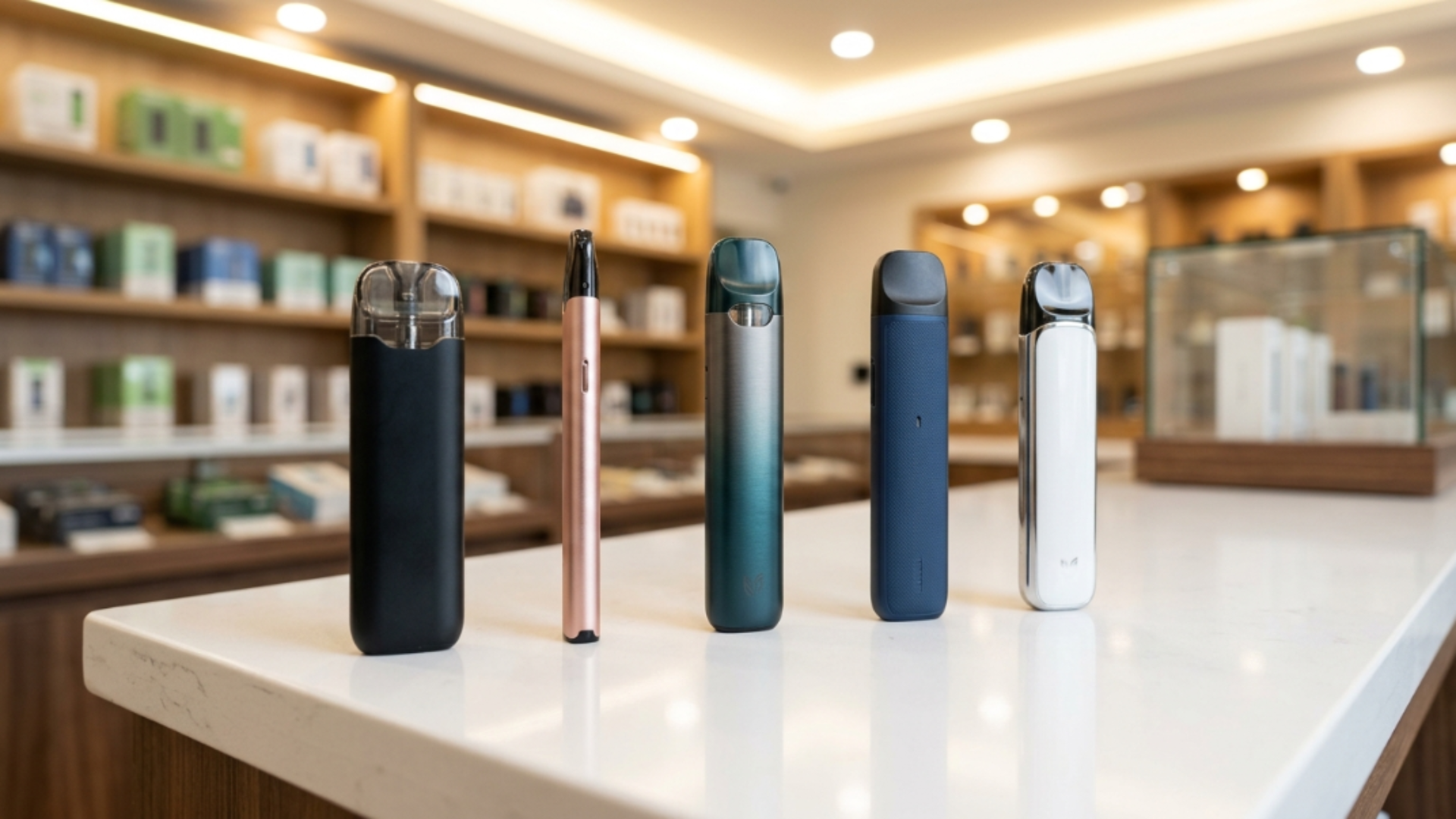 Beginner vape devices and pod systems