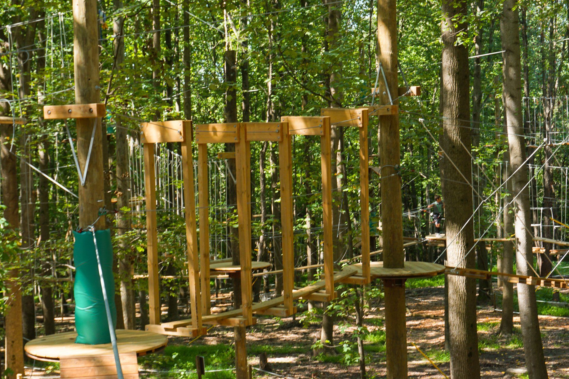 High ropes course in Frederick County