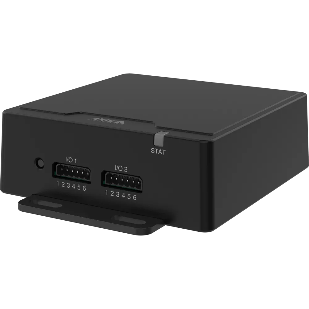 Black electronic device with two connectors labeled LD1 and LD2, and status light.