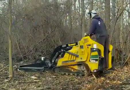 skidsteer mowing brush