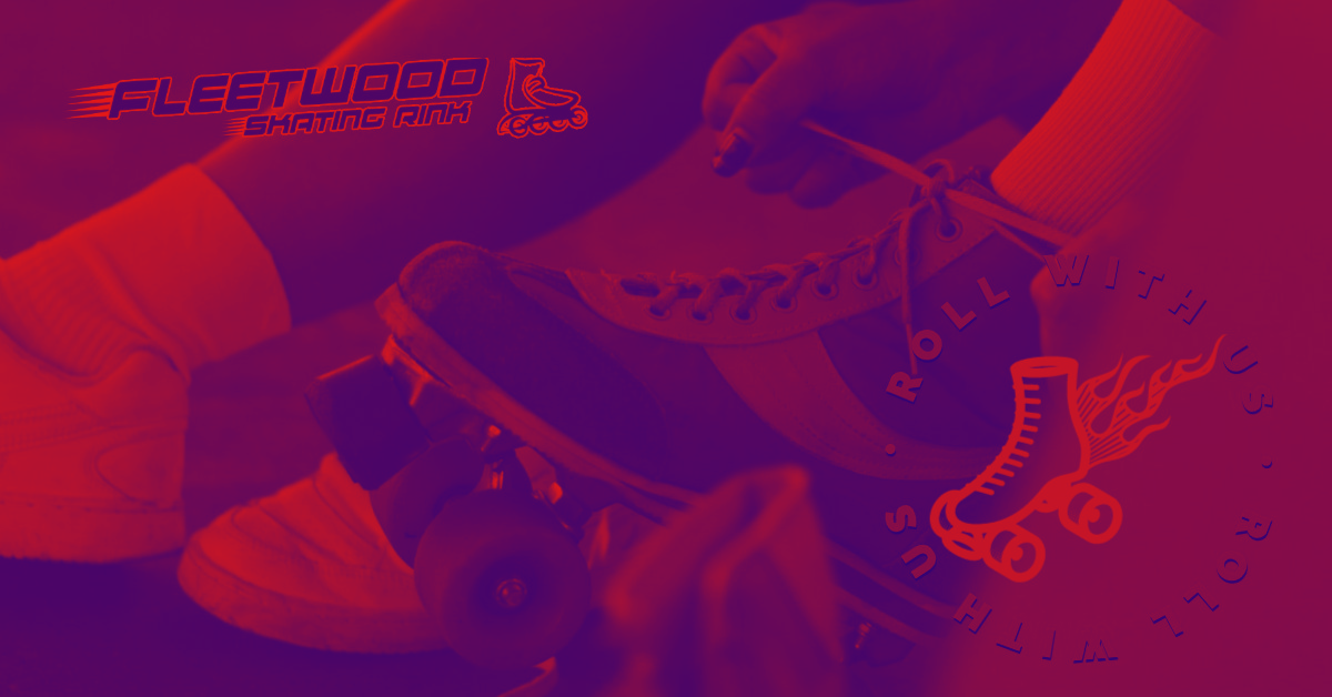 A person is tying their roller skates in a sepia toned photo