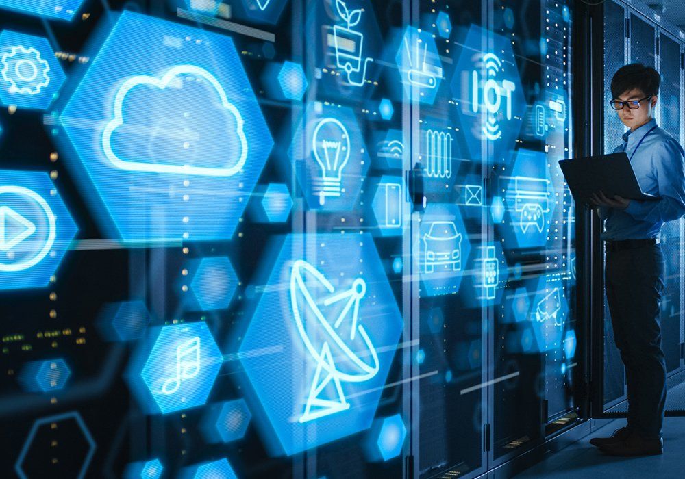 IT Engineer Using Laptop in a Server Room — Berwyn, PA — AAP Security and Telecom, LLC