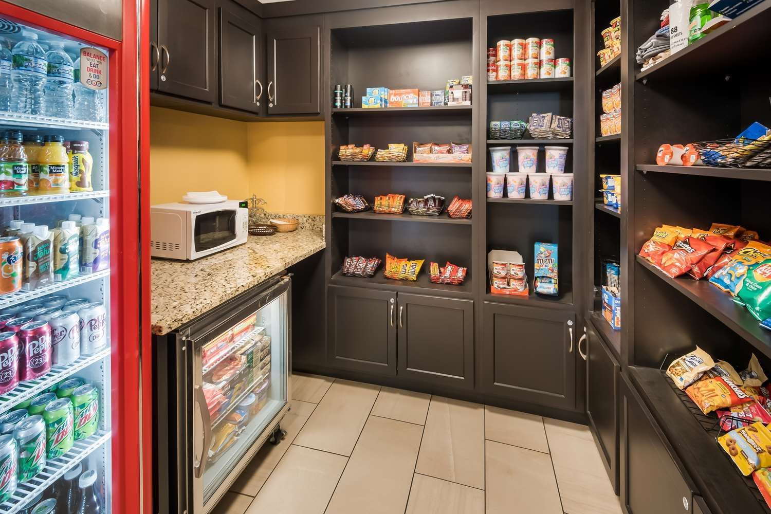A store filled with lots of snacks and drinks.