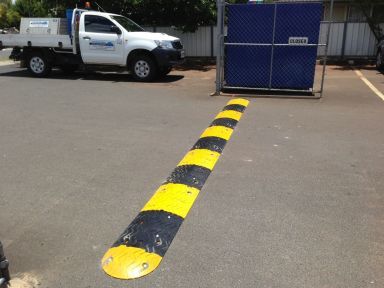 Supply and installation of speed bumps or speed humps