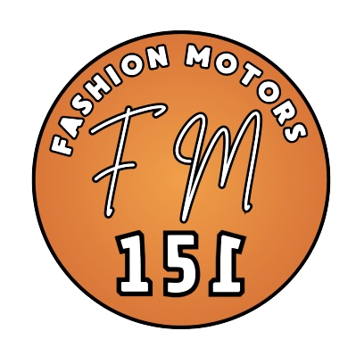 Logo circolare arancione: testo