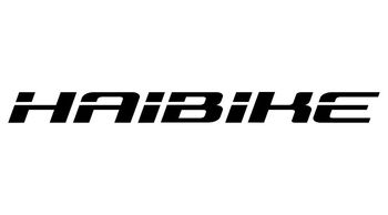 Logo HAI BIKE in nero su sfondo bianco.