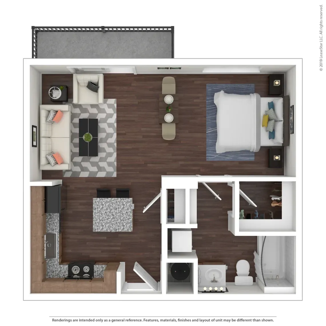 studio floor plan