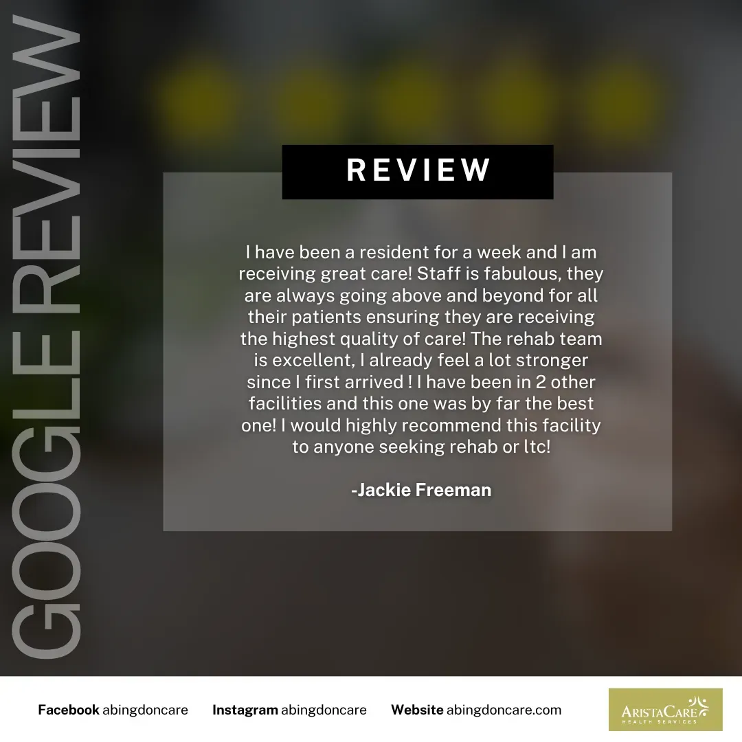 Google Review with text: