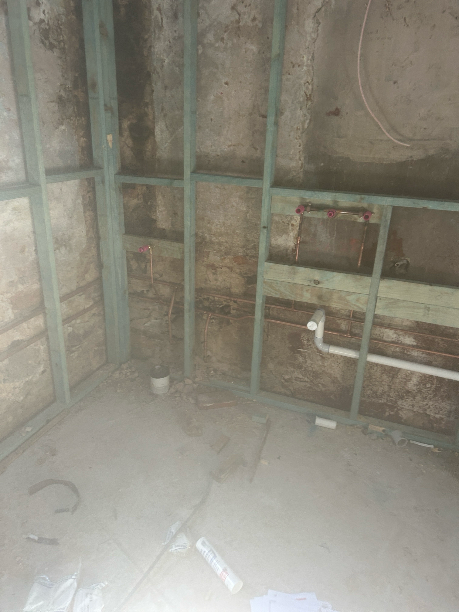 Interior View of a Room Under Construction — Croker Plumbing and Gas in Goulburn, NSW
