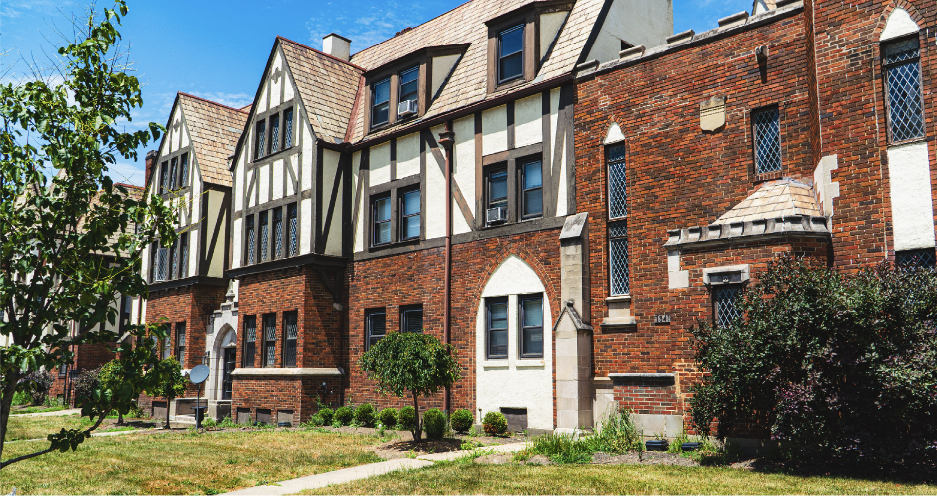 Ludlow Gables is a 22-unit Tudor style complex 
