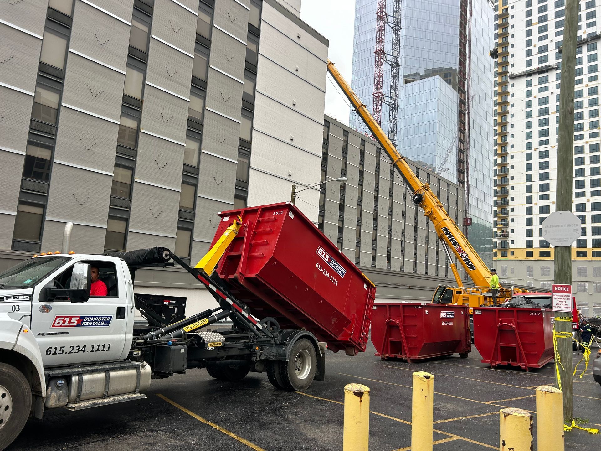 Commercial dumpster rentals in Knoxville