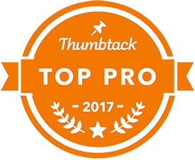 an orange thumbstuck top pro badge from 2017