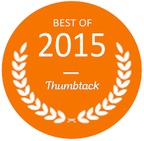 a sticker that says best of 2015 thumbtack