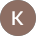Ron V The letter k is in a blue circle on a white background.