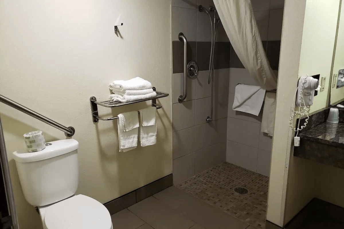 1 King Accessible Bathroom