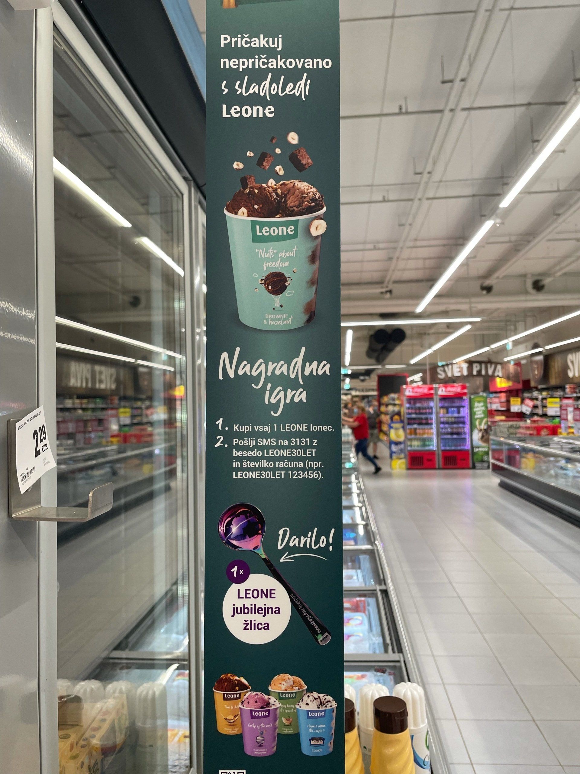 LEONE na prodajnih mestih