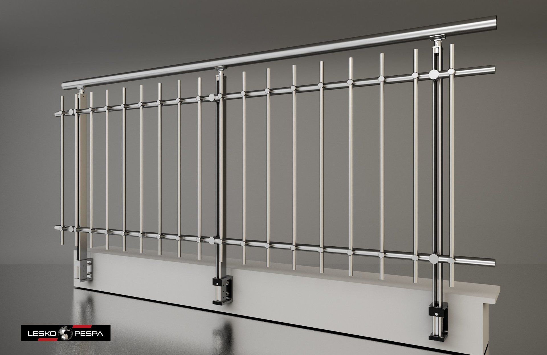 ringhiera in acciaio