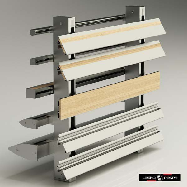 esposizione di diversi materiali frangisole