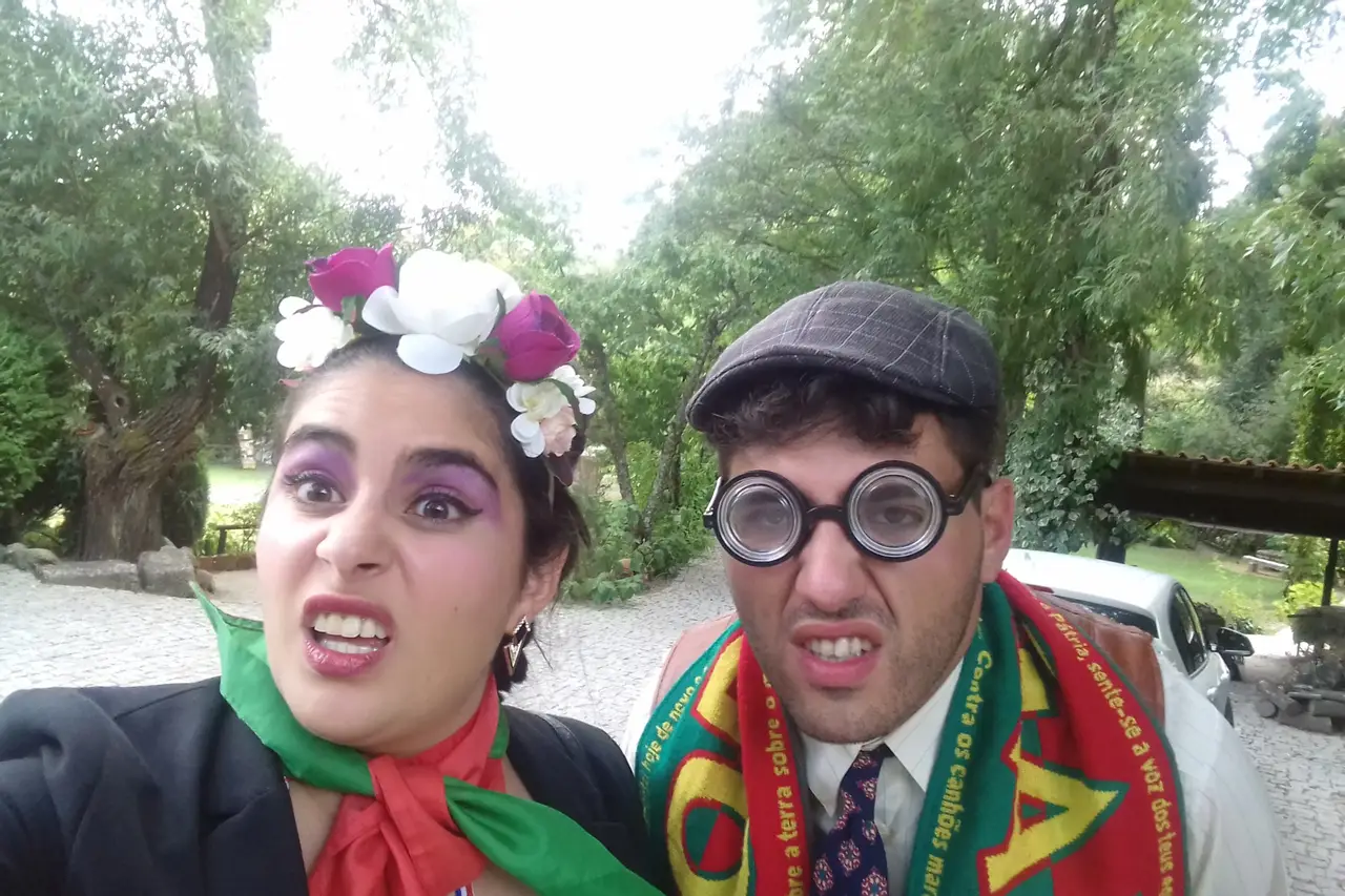 Animação à mesa casamento