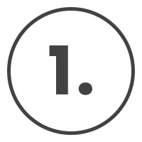 A circle with a grey number