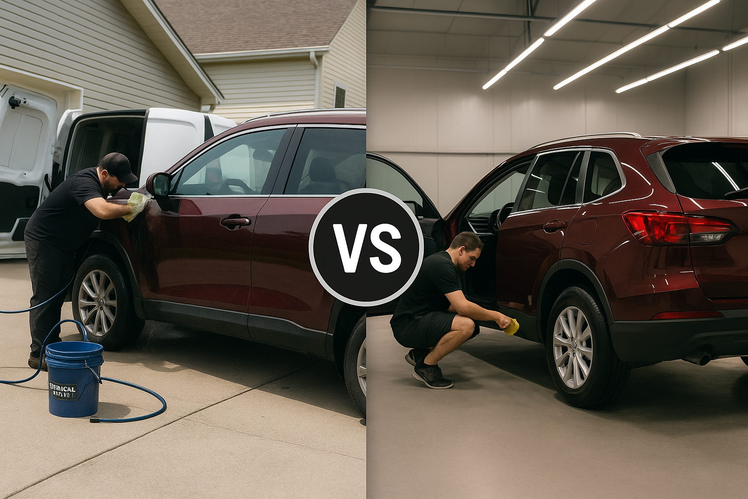 Georgetown IN car detailing vs mobile detailers comparison