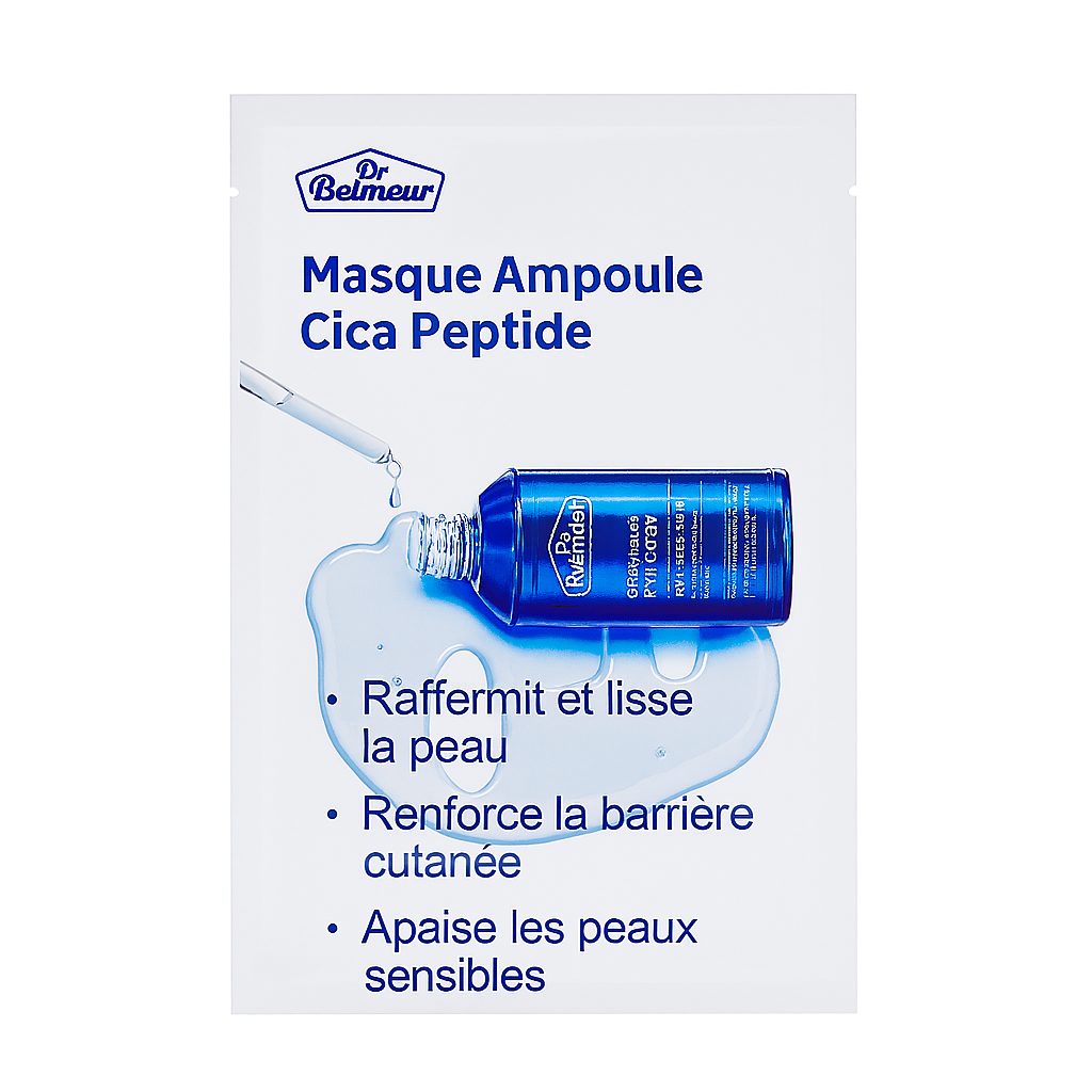 Masque facial intense Cica Peptide DR.BELMEUR