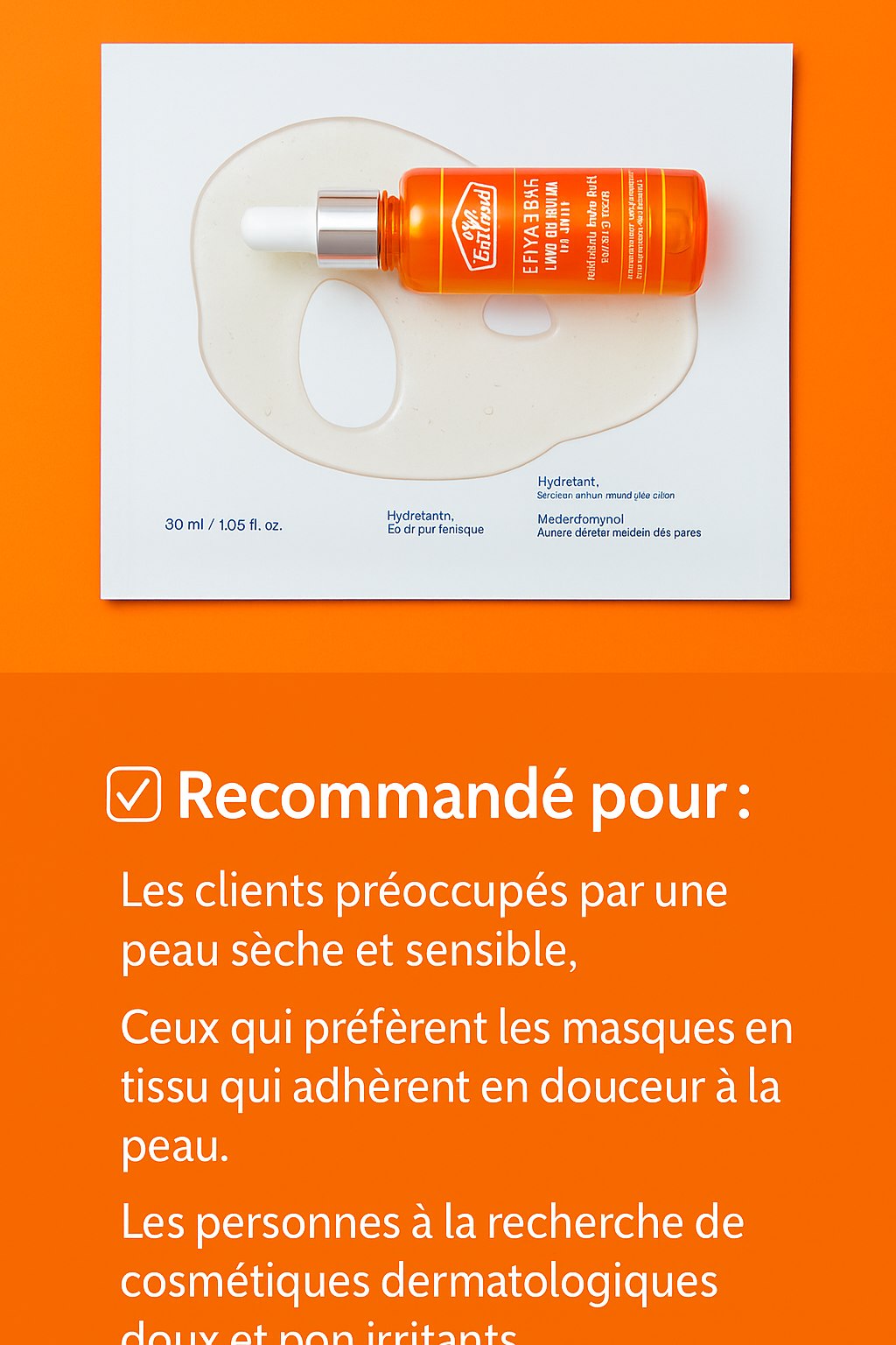 Masque visage intensif vita sérine