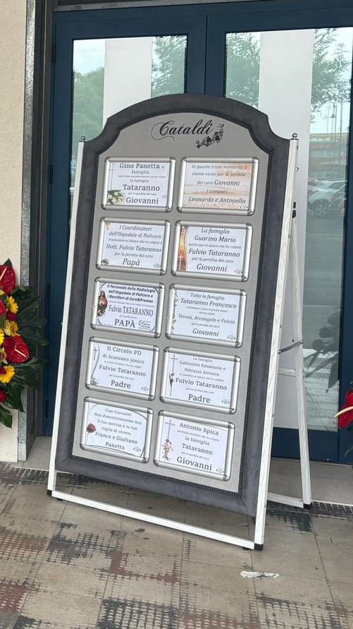 Affissioni necrologi