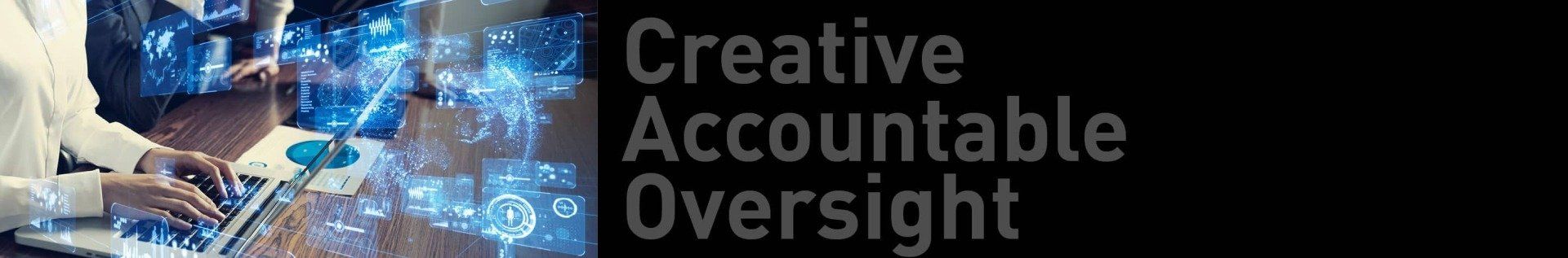 Creative Accountable Oversight banner