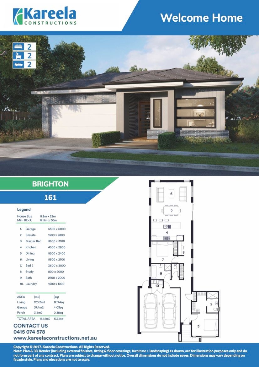 A Brochure for a House With Brown Roof — Kareela Constructions In Hillvue, NSW