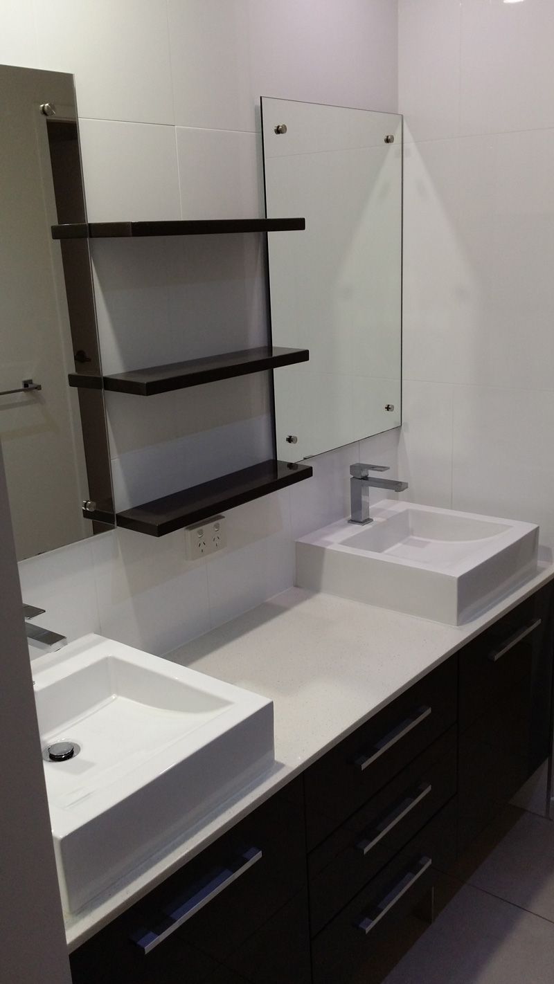 White sink of bathroom — Home Builders in Tamworth, NSW