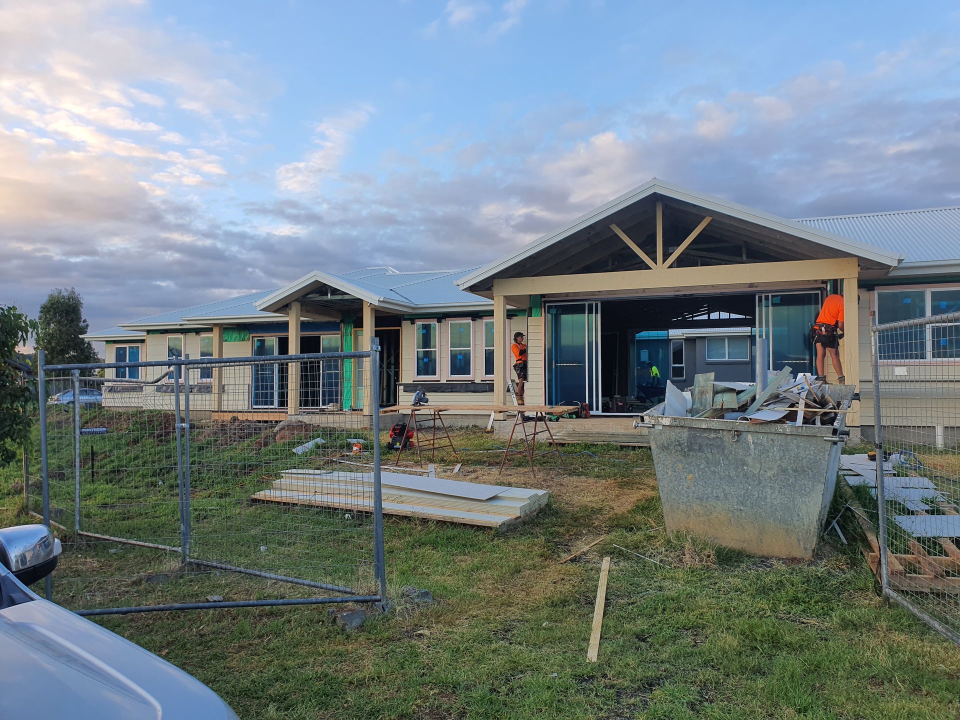 Front of house being built — Home Builders in Tamworth, NSW